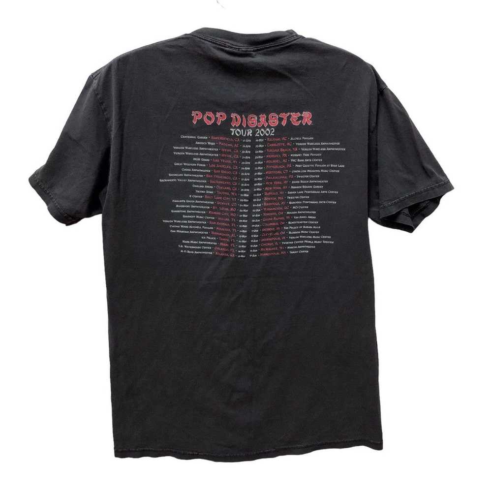 Vintage 2002 green day pop disaster tour tshirt - image 2