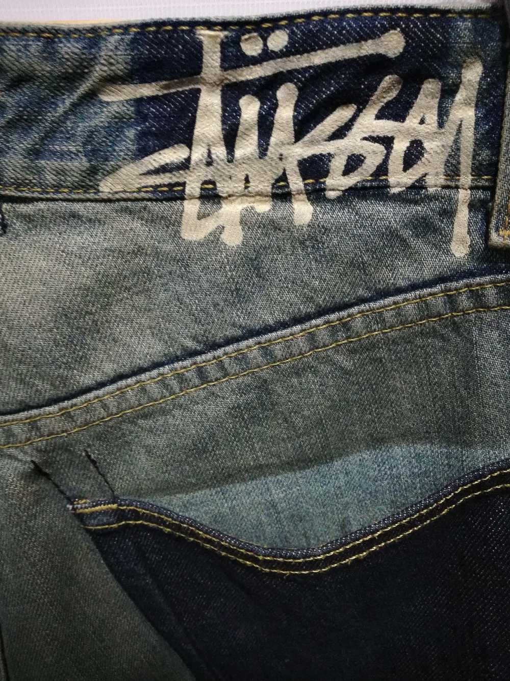 Stüssy rare stussy denim donut button size 30 - image 4