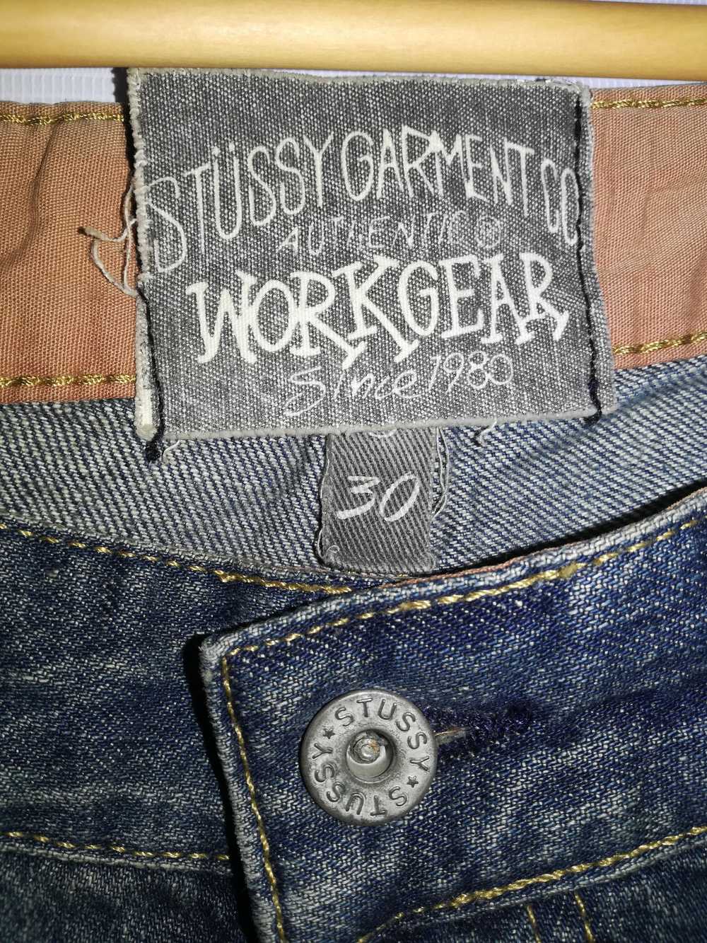 Stüssy rare stussy denim donut button size 30 - image 6