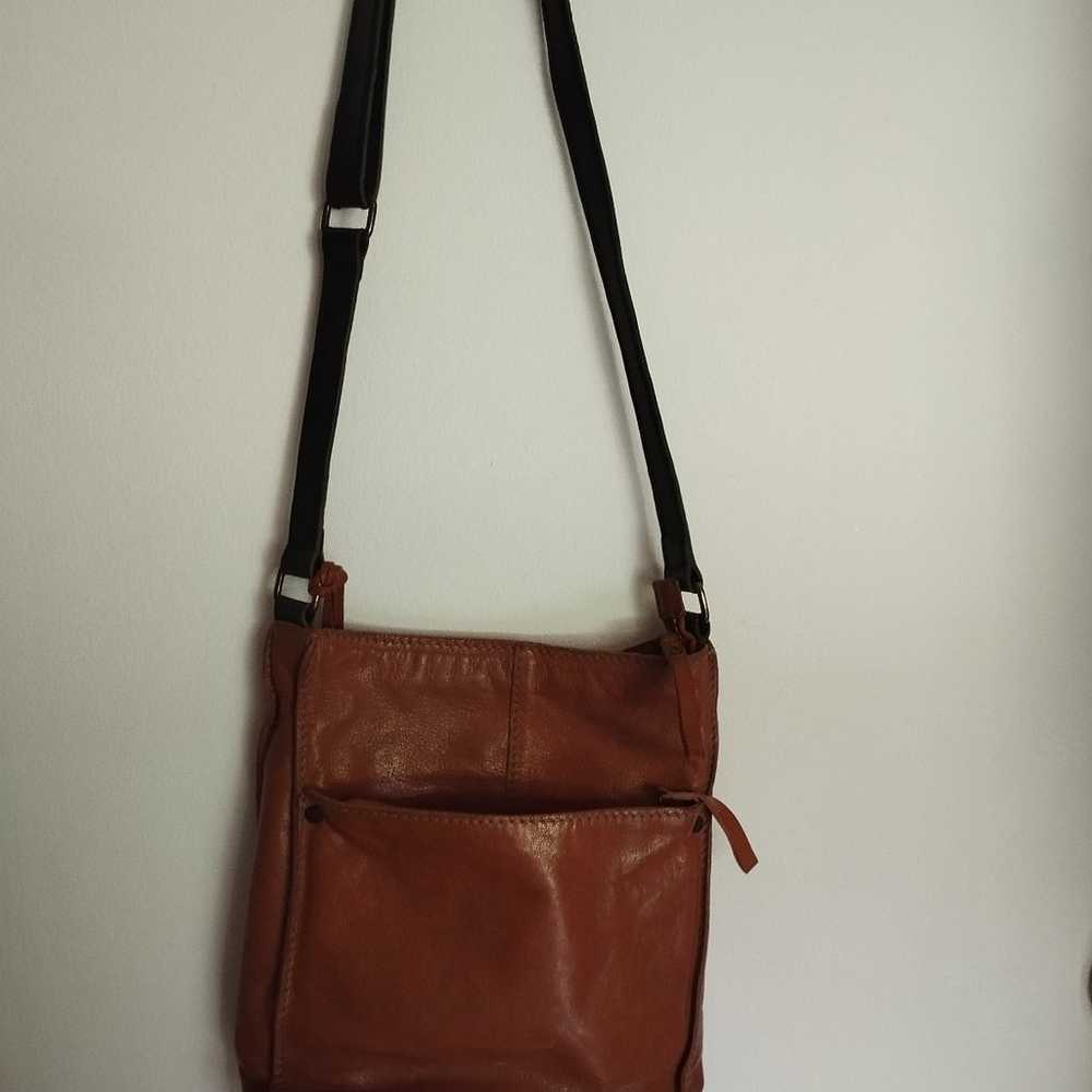 Vintage brown leather Ellington purse unisex - image 5