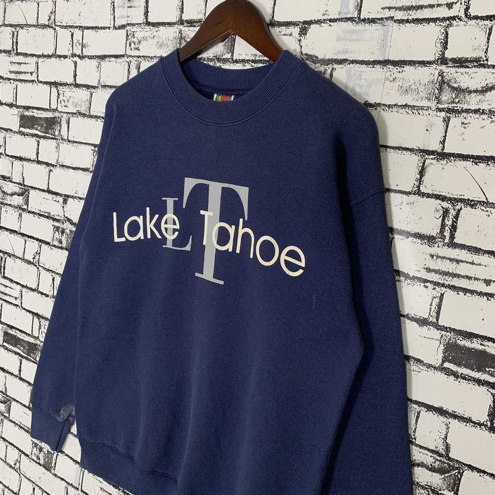 Vintage Lake Tahoe Sweatshirt Lake Tahoe Crewneck - image 4