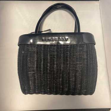 BURBERRY Black Basket Bag Handbag