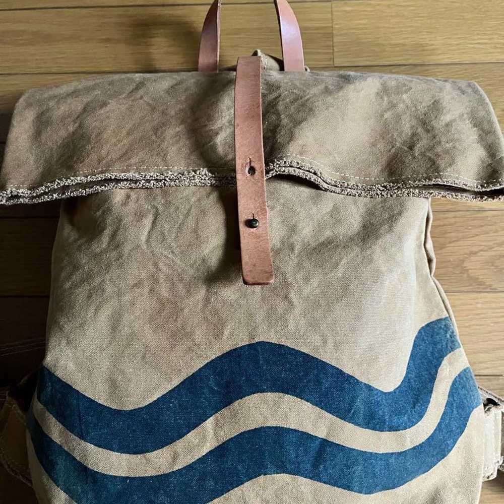 Canvas Backpack - Organic Canvas, Plant-Dyed - image 2