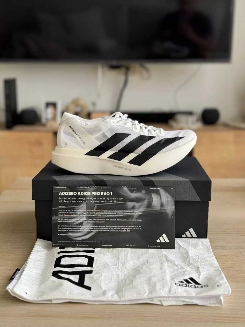 adidas Adizero Adios Pro Evo 1 White Black - image 5