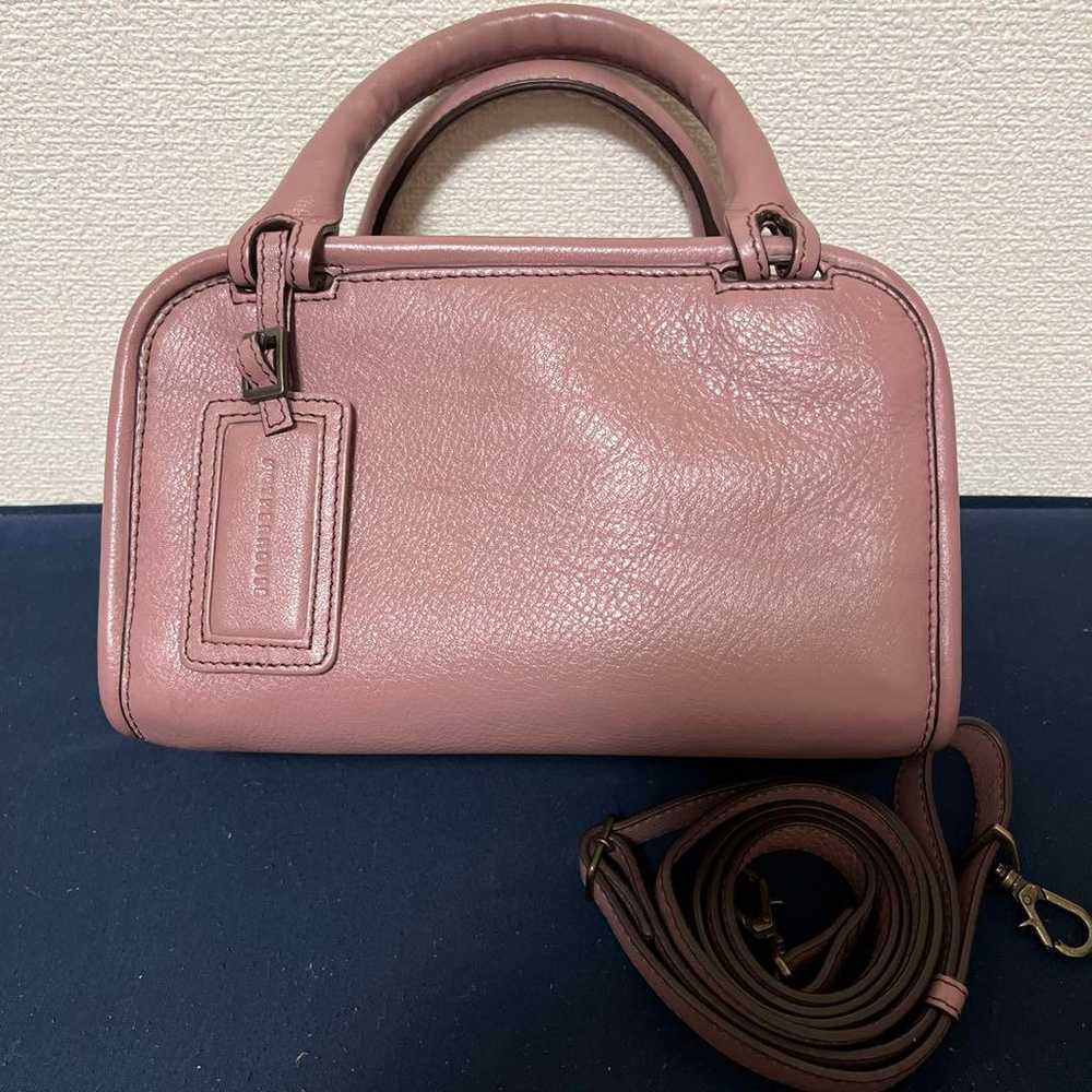 Motherhouse Pink Leather Handbag Shoulder Bag - image 1