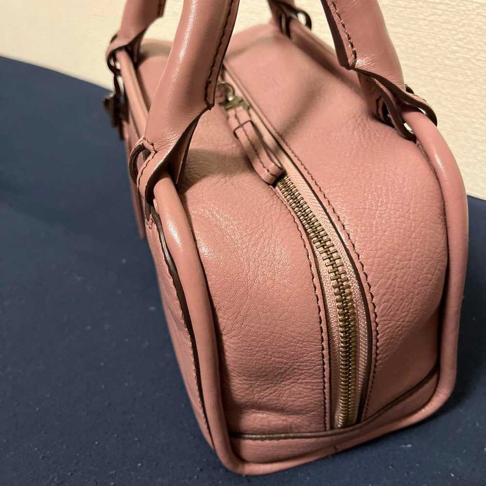 Motherhouse Pink Leather Handbag Shoulder Bag - image 4