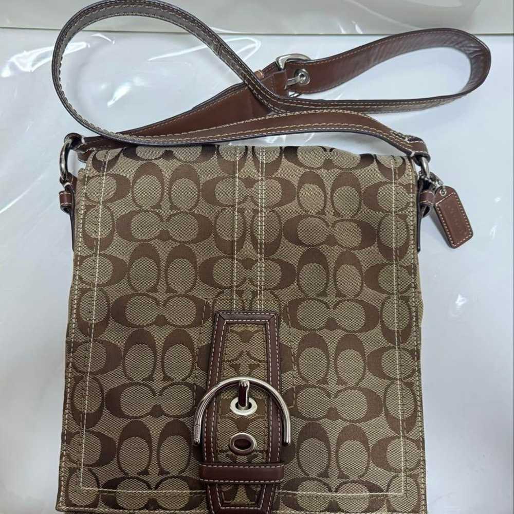 COACH Shoulder Bag Brown - image 1