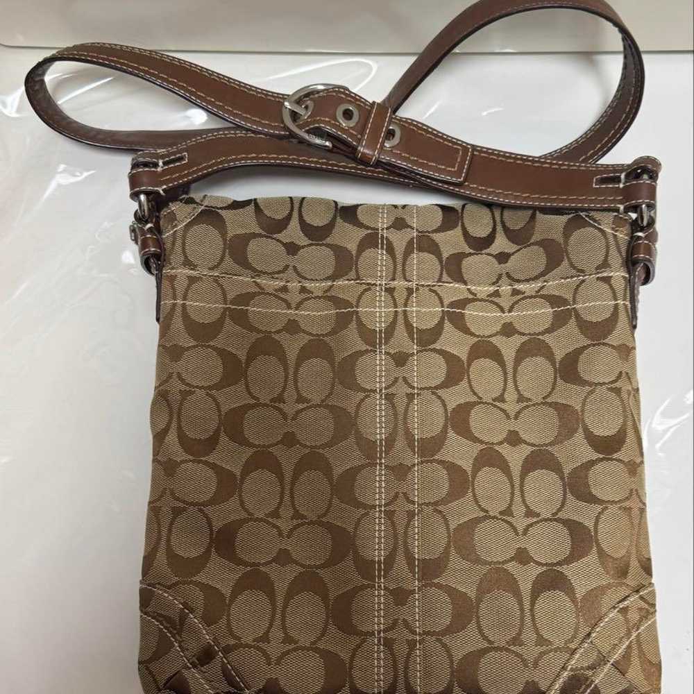 COACH Shoulder Bag Brown - image 2