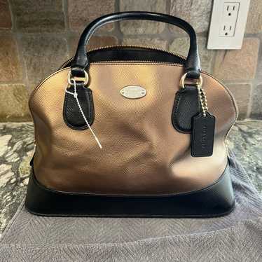 Coach Signature Mini Cora on sale Domed Satchel in Brown Crossbody, Satchel,Shoulder Bag