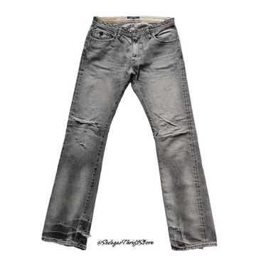 R.Newbold - R. Newbold Red Selvedge Distressed Je… - image 1