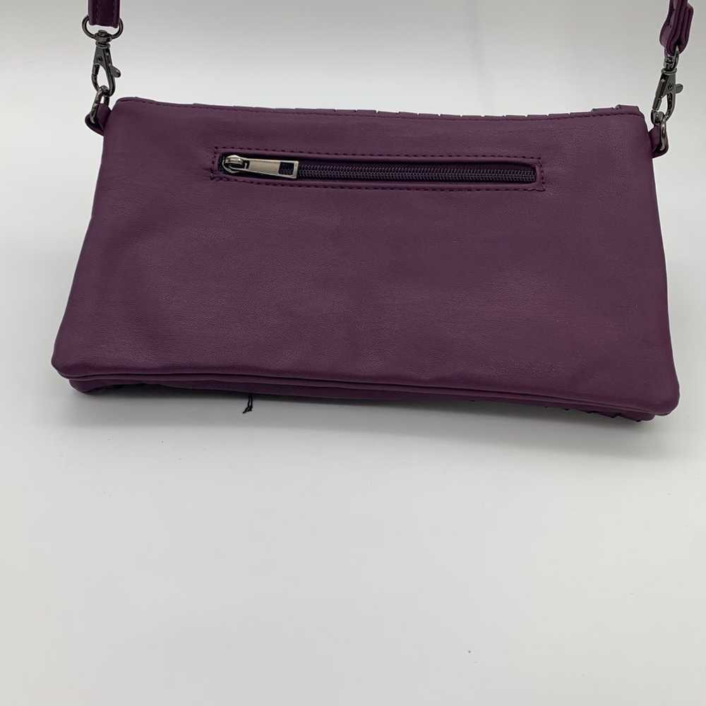 Vintage Mellow World Purple Woman’s Clutch Purse … - image 3