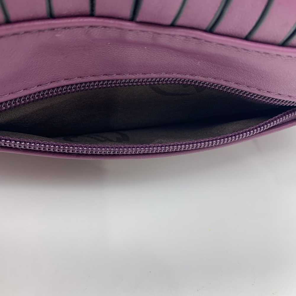 Vintage Mellow World Purple Woman’s Clutch Purse … - image 4