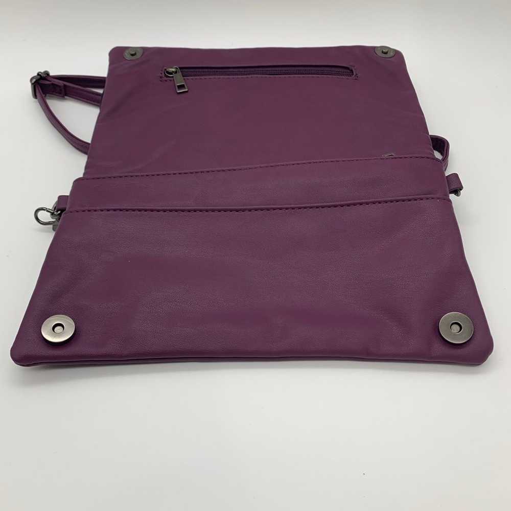 Vintage Mellow World Purple Woman’s Clutch Purse … - image 8