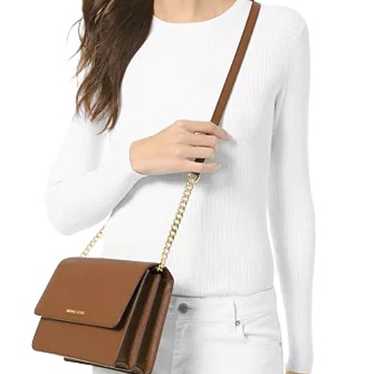 Michael Kors Daniela Large Camel Brown Crossbody L