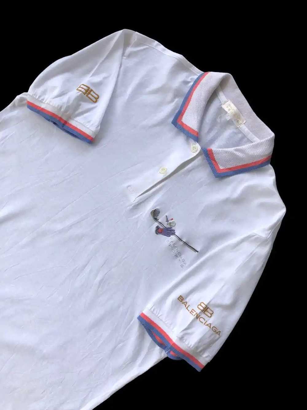 GRAIL🔥OG Balenciaga 🇮🇹 Twin Tipped Polo Golf S… - image 2