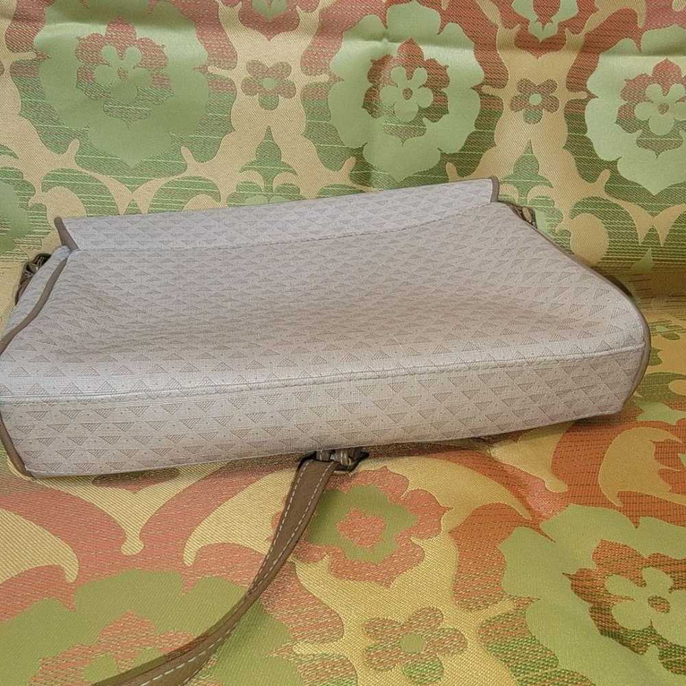 Vintage Liz Claiborne Shoulder Bag Purse 1984 Lea… - image 11