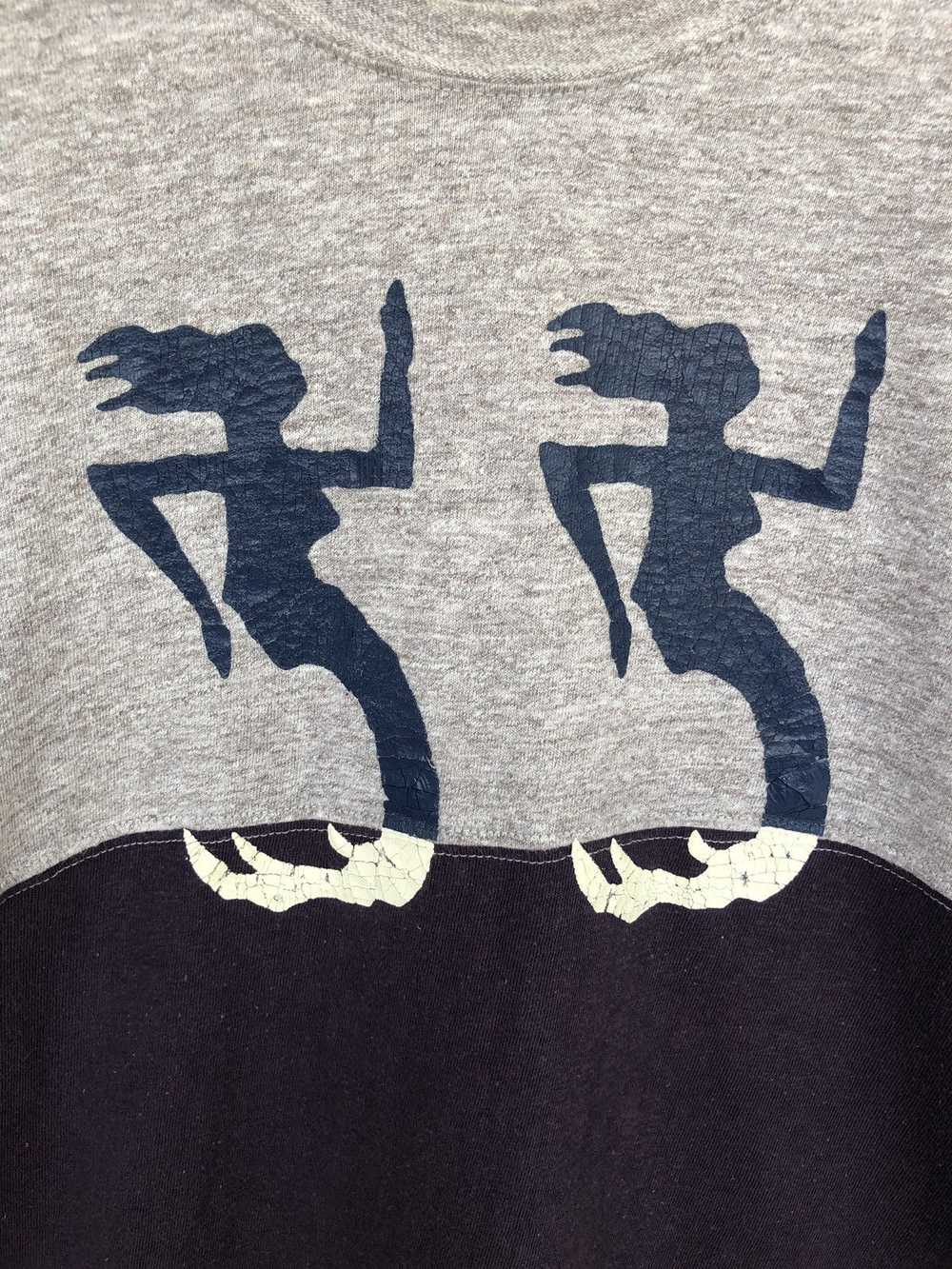 Kapital Hybrid Patchwork "2 Seahorse" Raglan Shirt - image 5