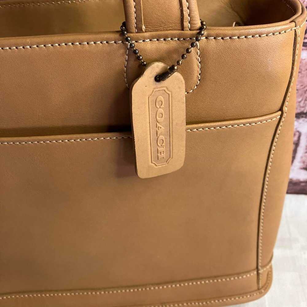 Quite beautiful ♡ Vintage COACH all-leather tote … - image 3