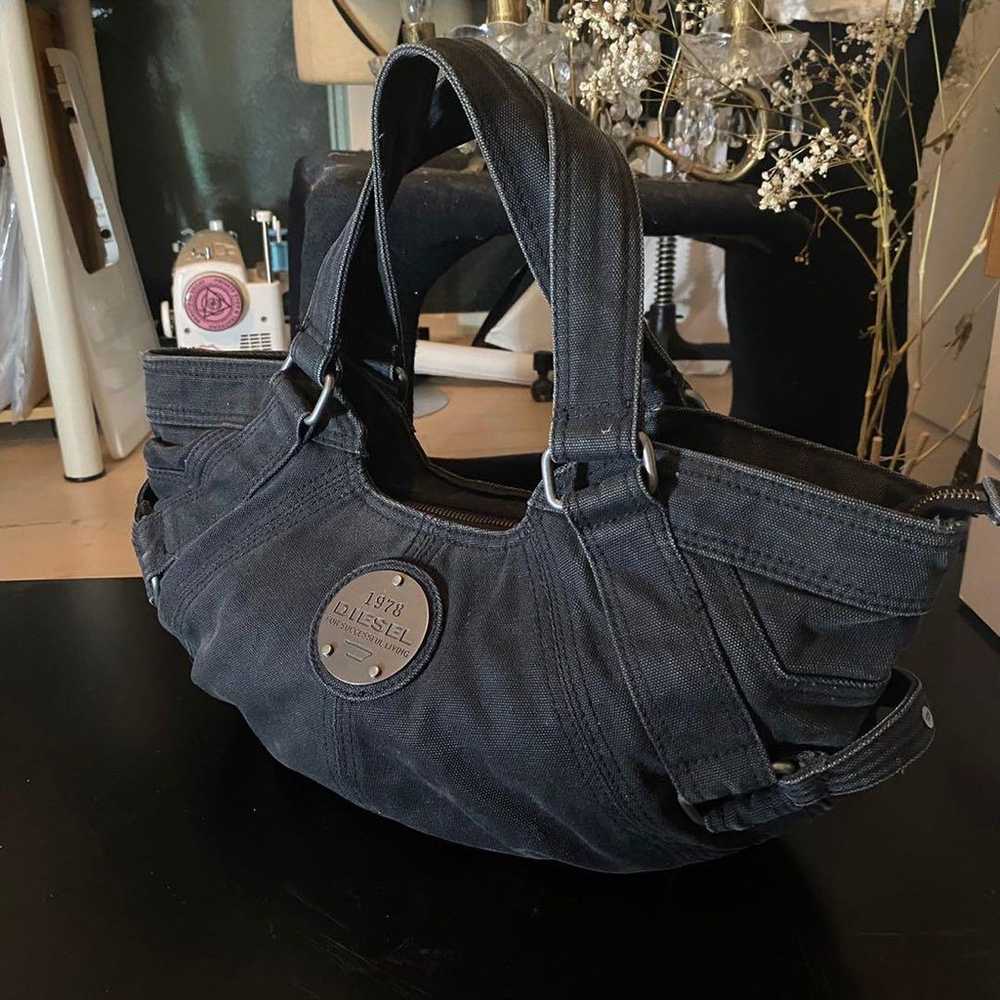 00's DIESEL Handbag Half Moon Crescent Archive - image 2