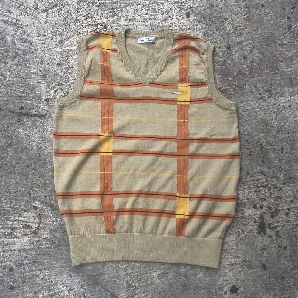 Vintage 90s Balenciaga Knitwear Vest - image 10