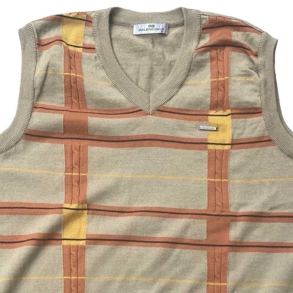 Vintage 90s Balenciaga Knitwear Vest - image 3