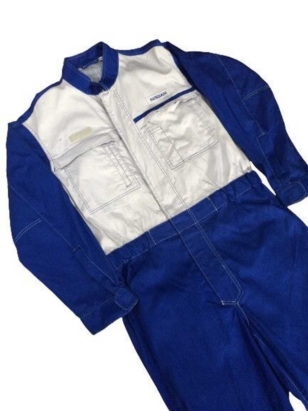 vintage nissan jumpsuit overalls/coveralls work w… - image 3