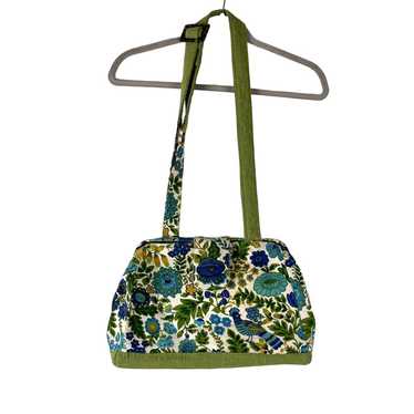 Range Of Motion Floral Print Crossbody Bag Handma… - image 1