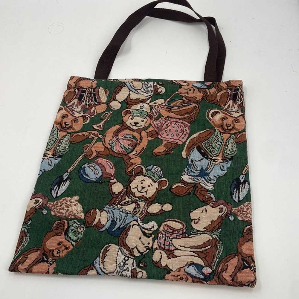 Vintage 90s Teddy Bear tote bag - image 3