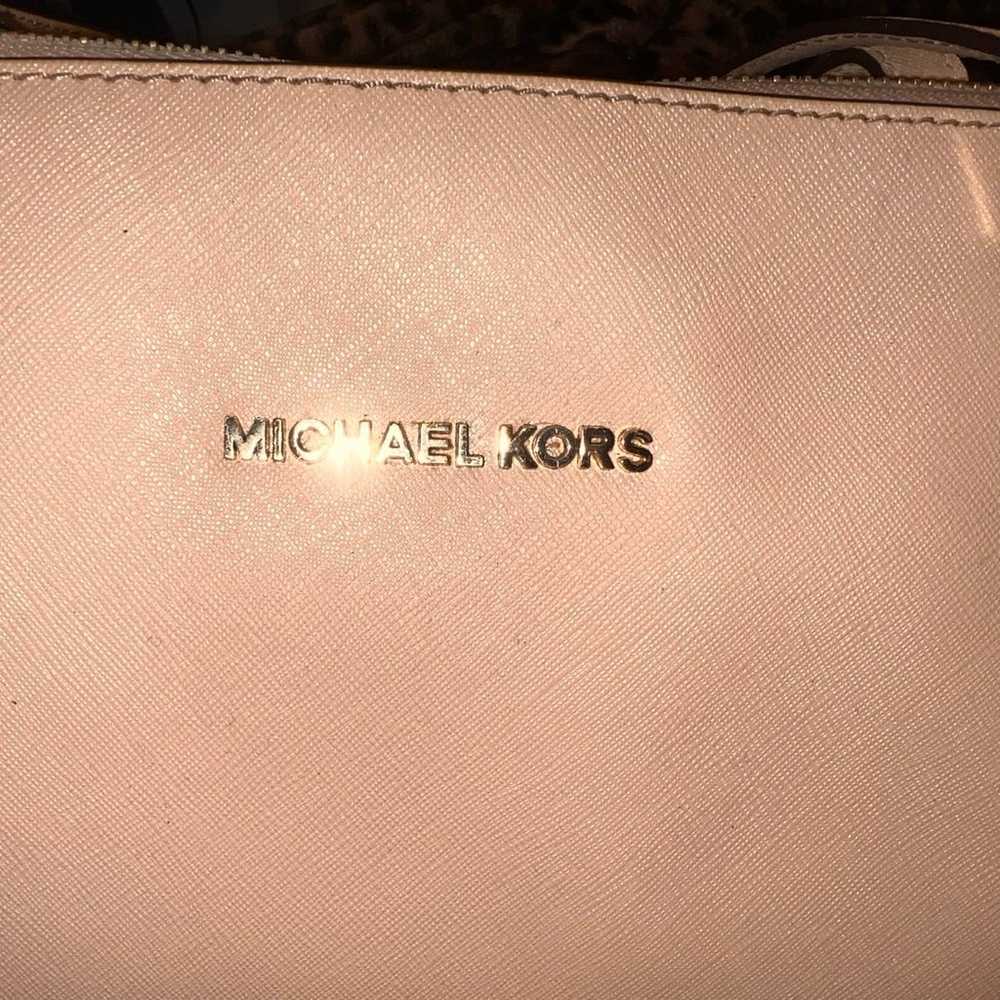 MICHAEL KORS JET SET TRAVEL MEDIUM TOTE LEATHER S… - image 4