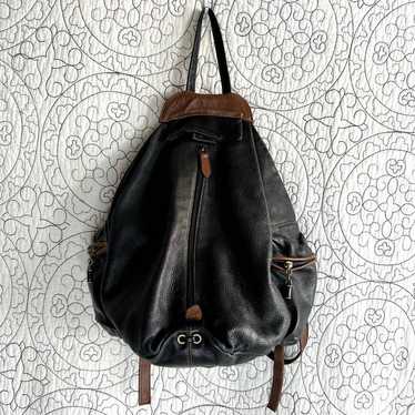 Rossi Florence Italian Leather backpack Brown, Bla