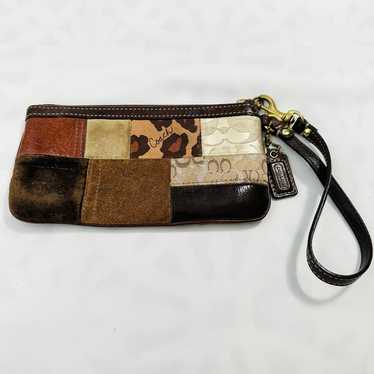 Coach Vintage Patchwork Wristlet - image 1