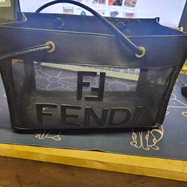 Fendi Mesh Mini Tote Bag - image 1