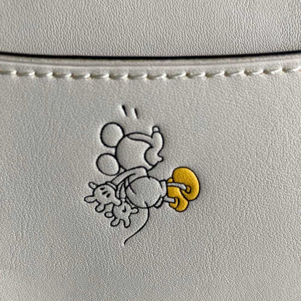 COACH × Disney Mickey Shoulder Bag 20215 Ivory Co… - image 5