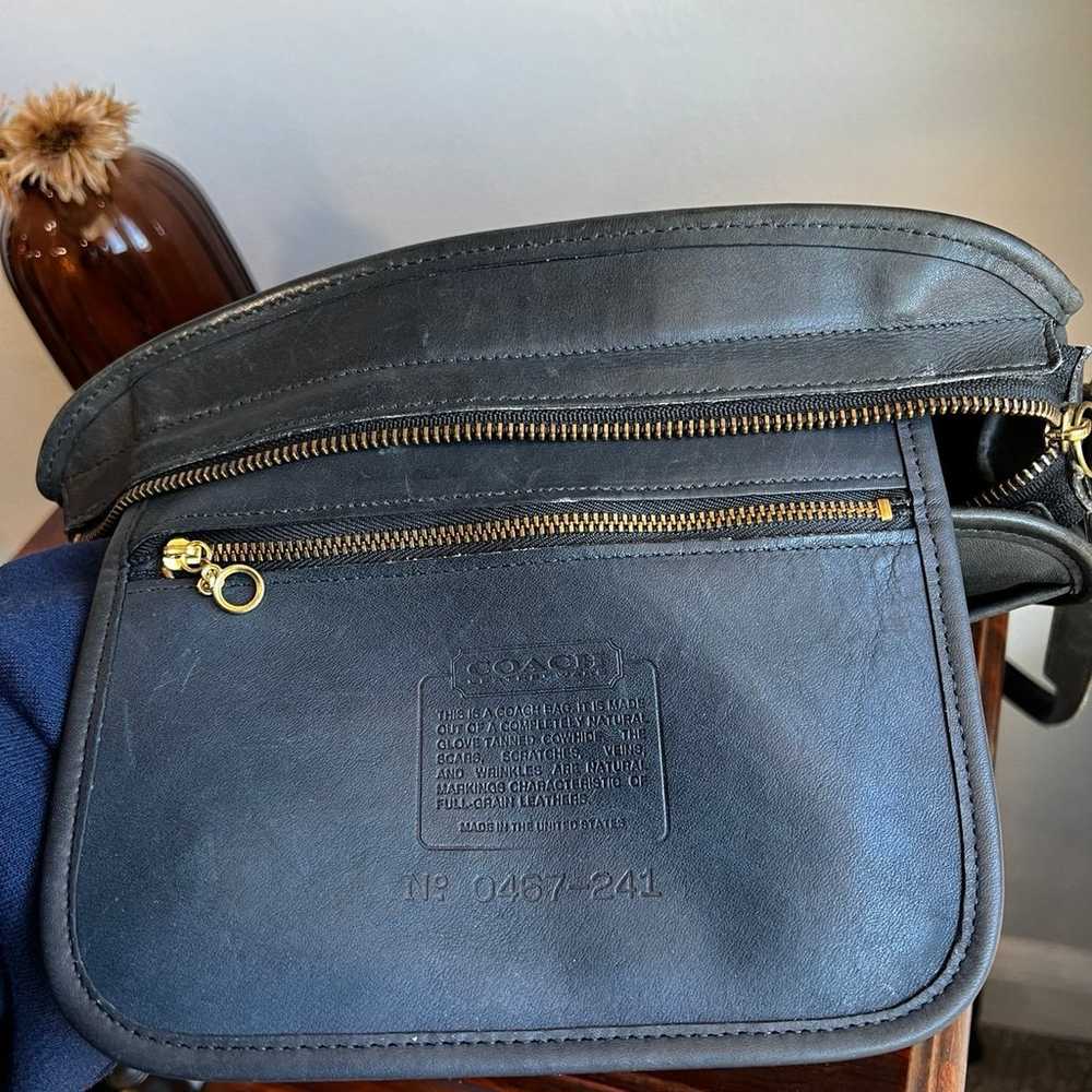 NAVY vintage coach purse - image 4