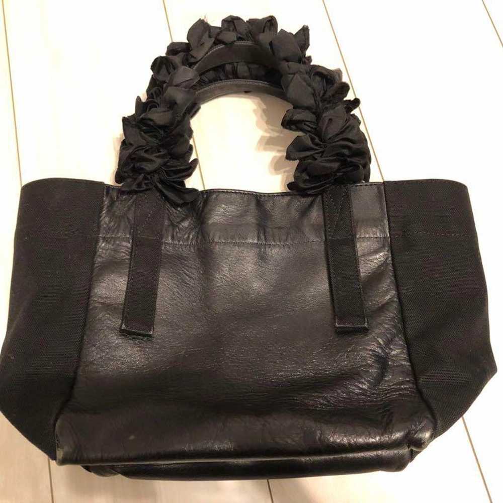 LUDLOW Black Frill Handle Bag - image 1