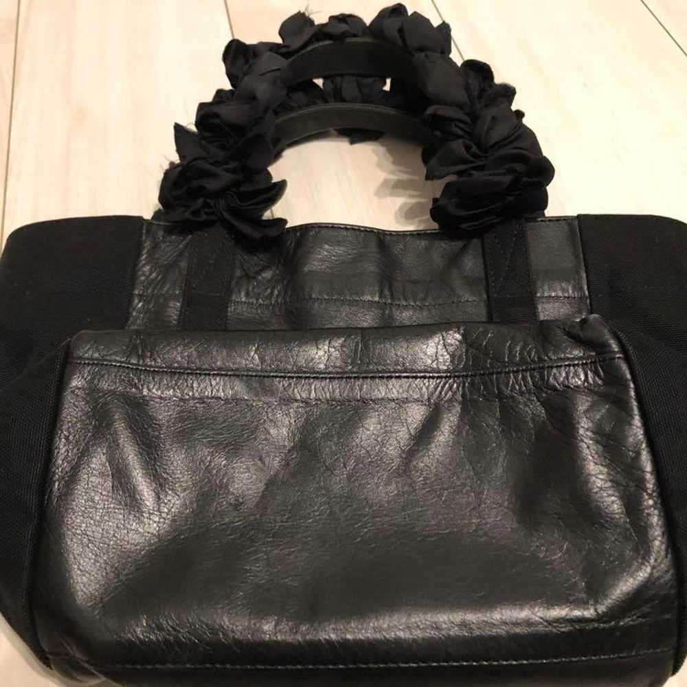 LUDLOW Black Frill Handle Bag - image 2