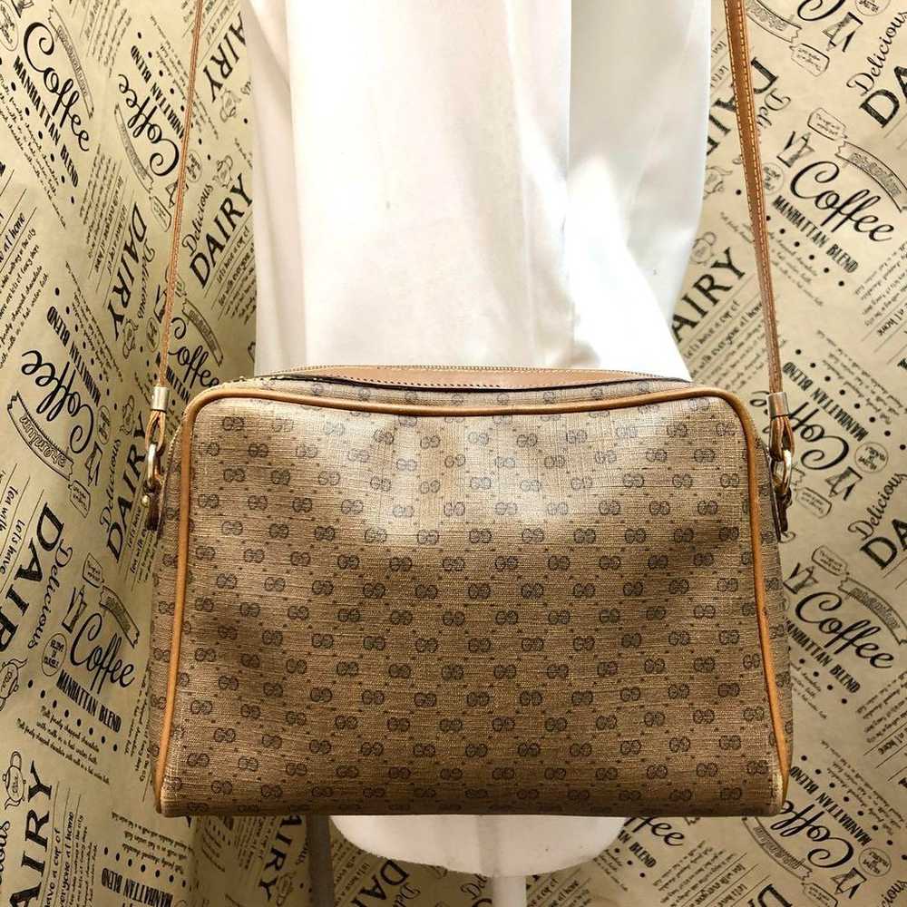 Gucci Old Shoulder Bag GG Micro Pochette FL645 - image 1