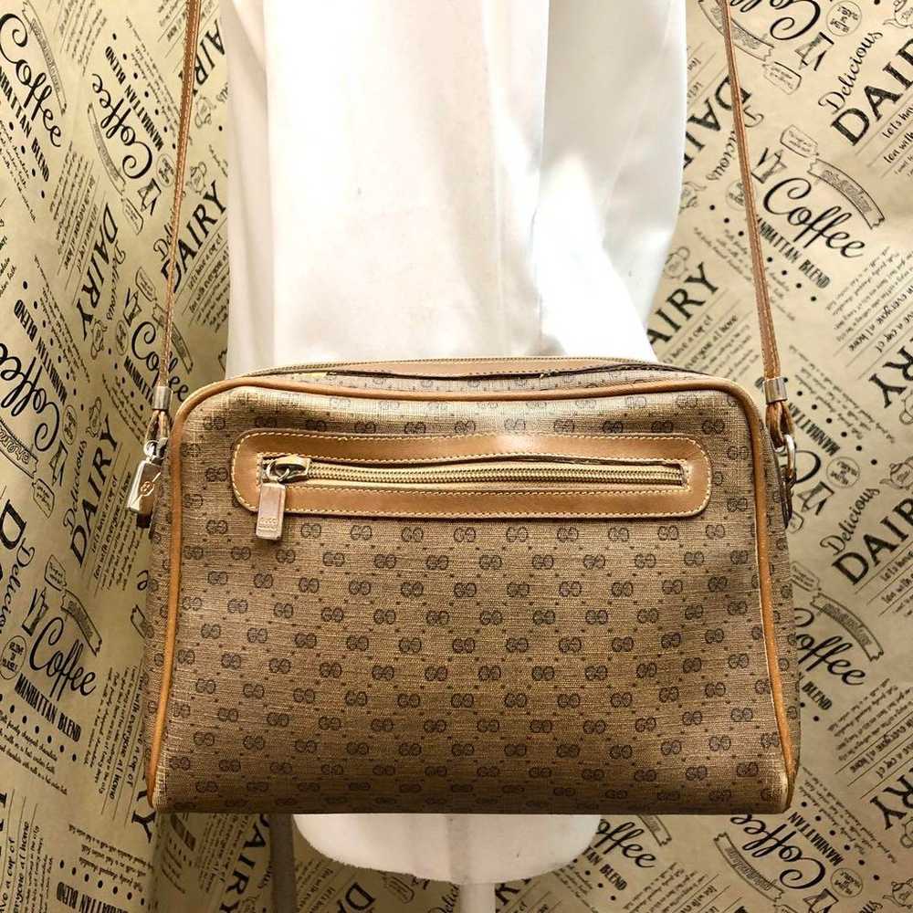 Gucci Old Shoulder Bag GG Micro Pochette FL645 - image 2