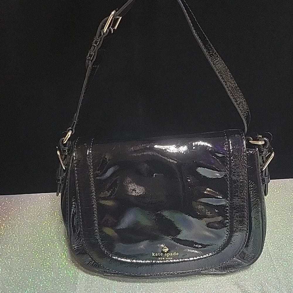 Kate Spade Black Patent Leather Crossbody Purse B… - image 1