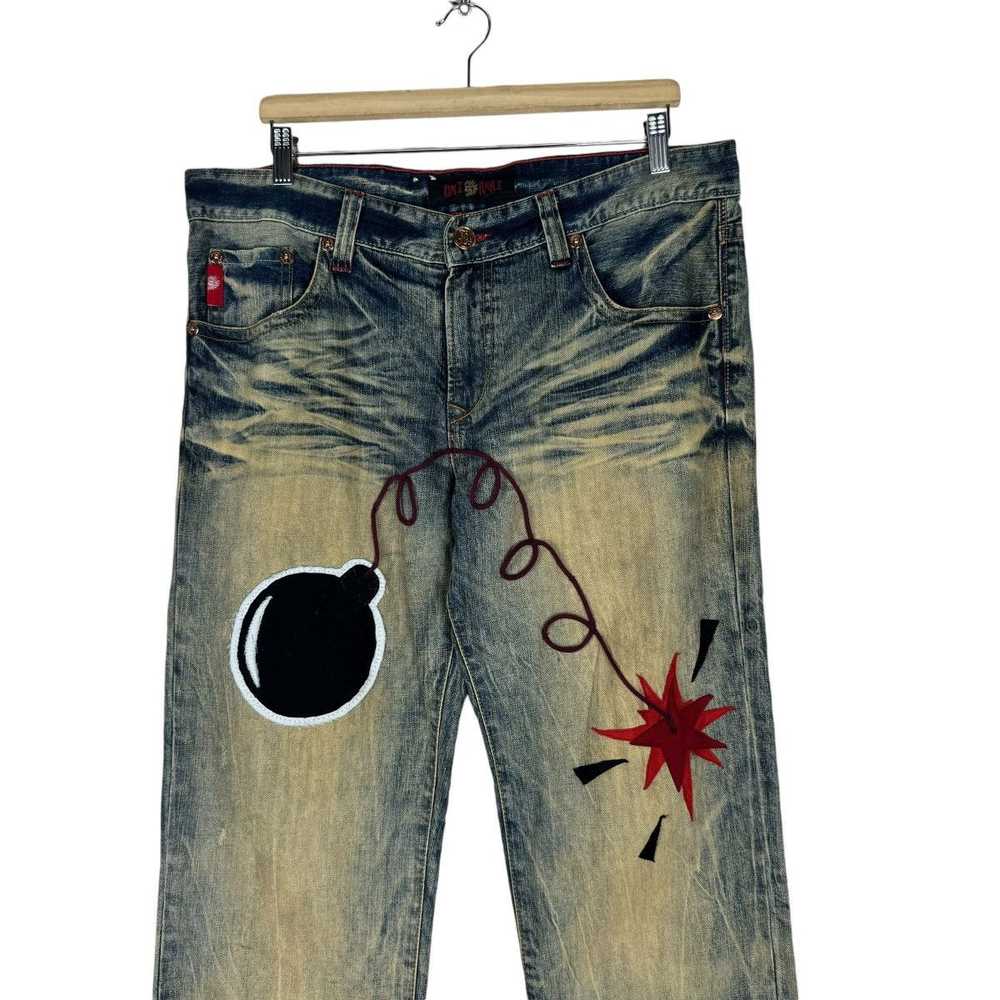 Distressed Denim - ❄️ONIARAI JAPAN BOMB PATCHWORK… - image 3