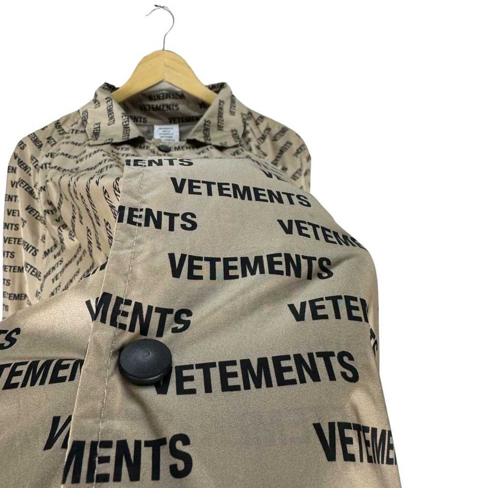 🔥VETEMENTS VETMON HIVER 2019 MONOGRAM UNISEX RAI… - image 6