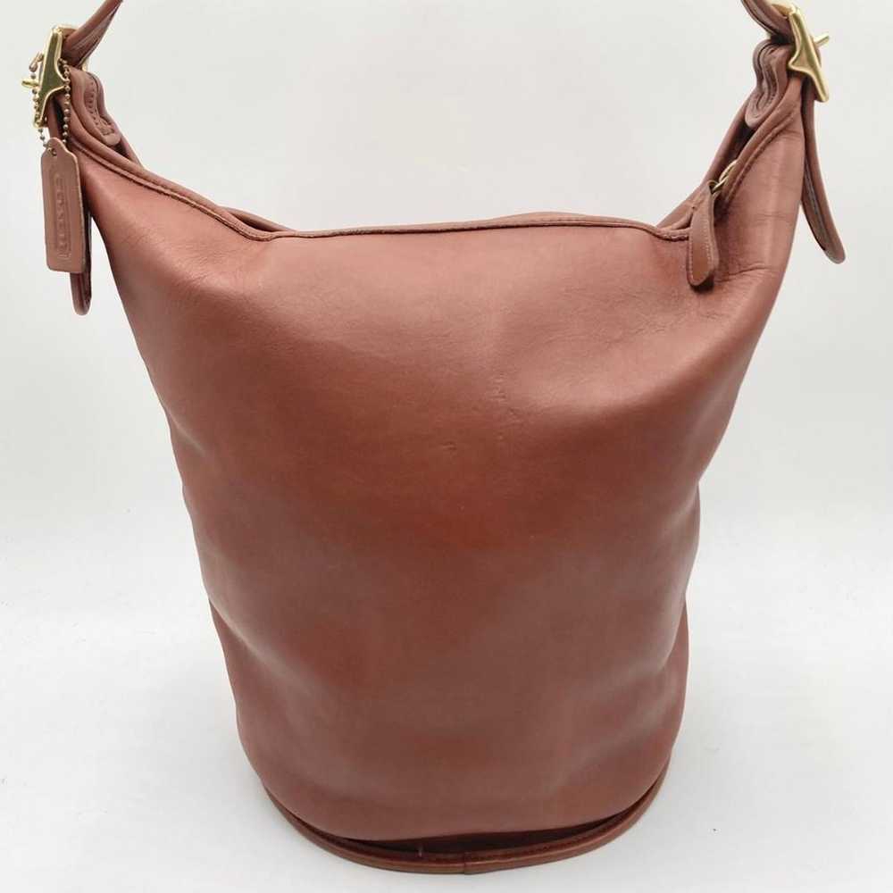 COACH Old Coach Shoulder Bag Bucket Style Leather… - image 1