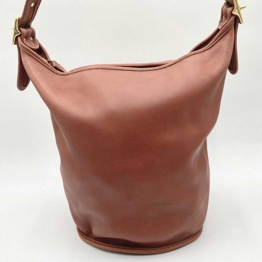 COACH Old Coach Shoulder Bag Bucket Style Leather… - image 2