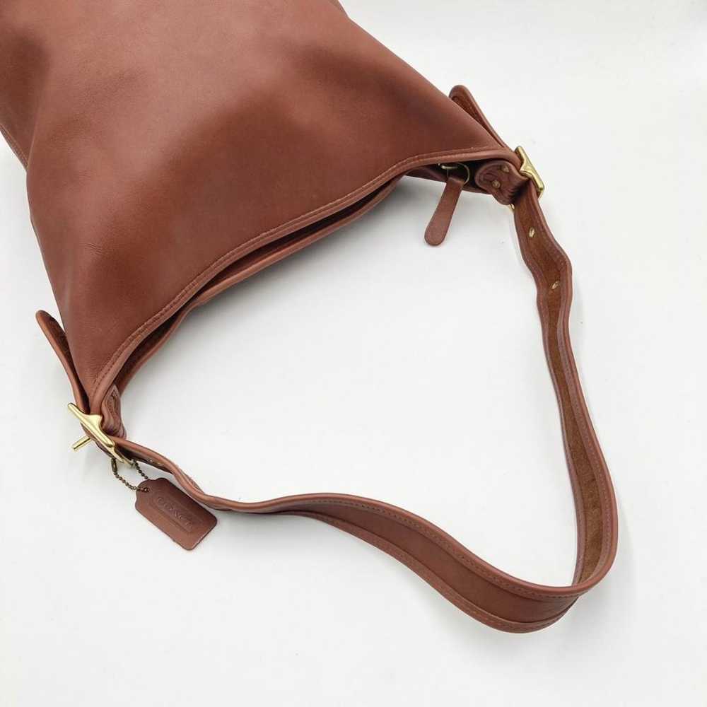 COACH Old Coach Shoulder Bag Bucket Style Leather… - image 7