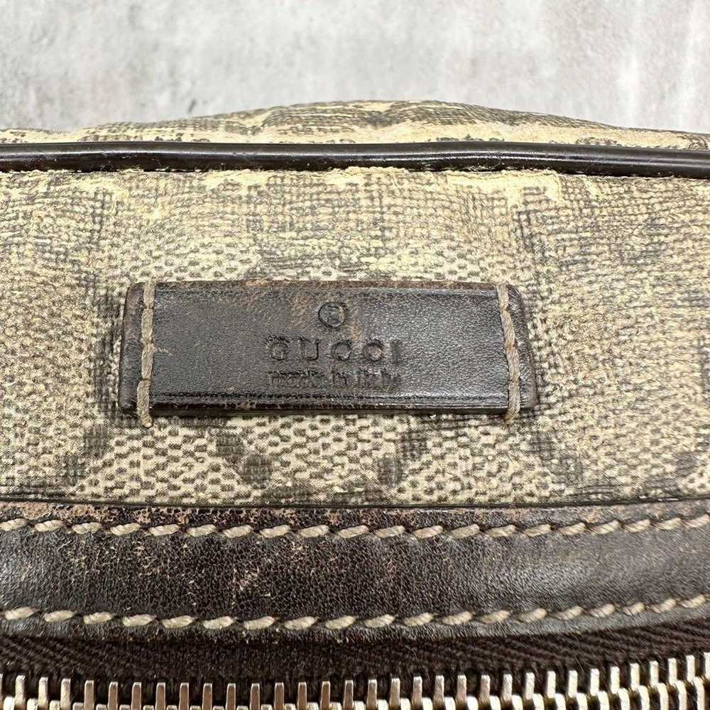 【Good Condition】Gucci Shoulder Bag GG Supreme PVC… - image 4