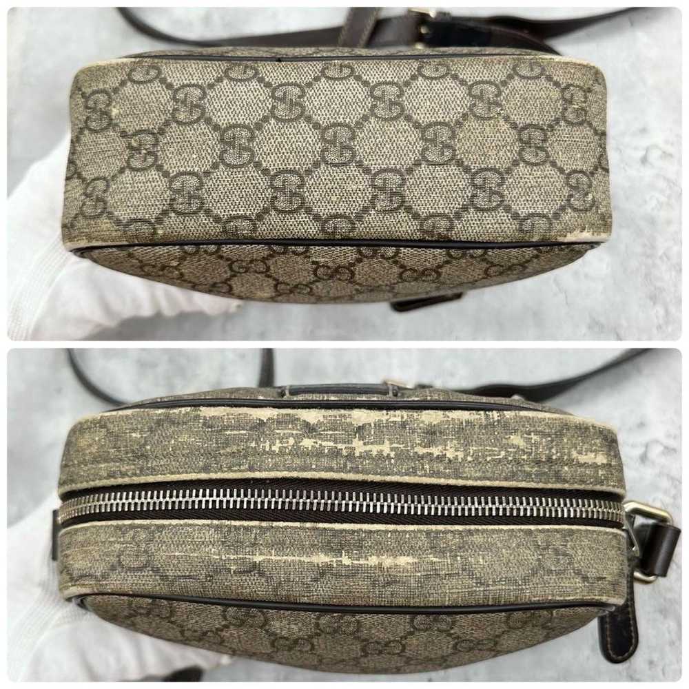 【Good Condition】Gucci Shoulder Bag GG Supreme PVC… - image 8