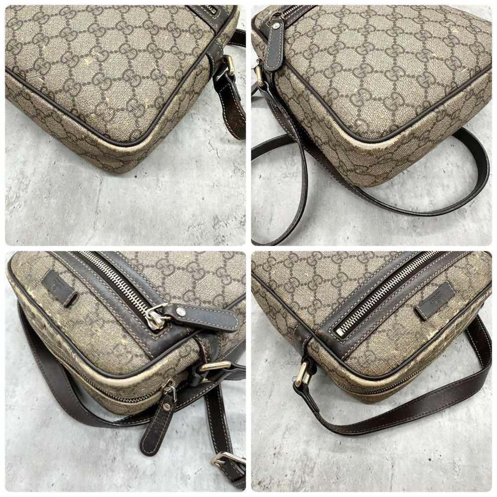 【Good Condition】Gucci Shoulder Bag GG Supreme PVC… - image 9