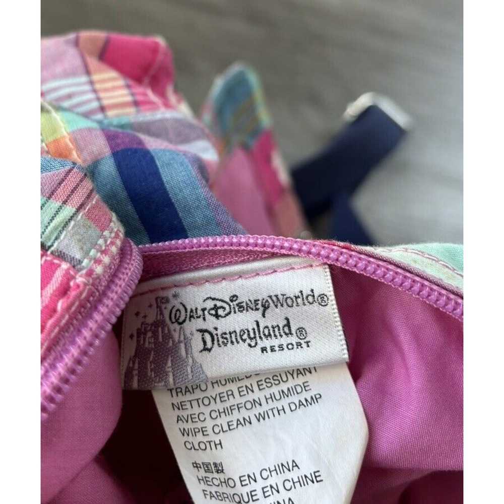 Vintage Walt Disney Parks World Madras Pink Micke… - image 8