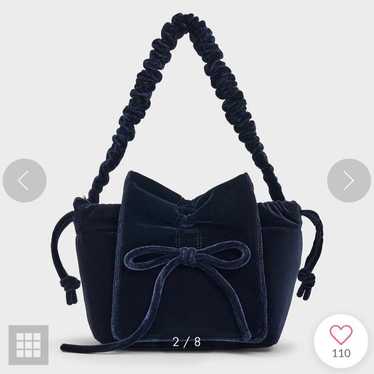 Charles & Keith Velvet Ribbon Charles and Keith Ve