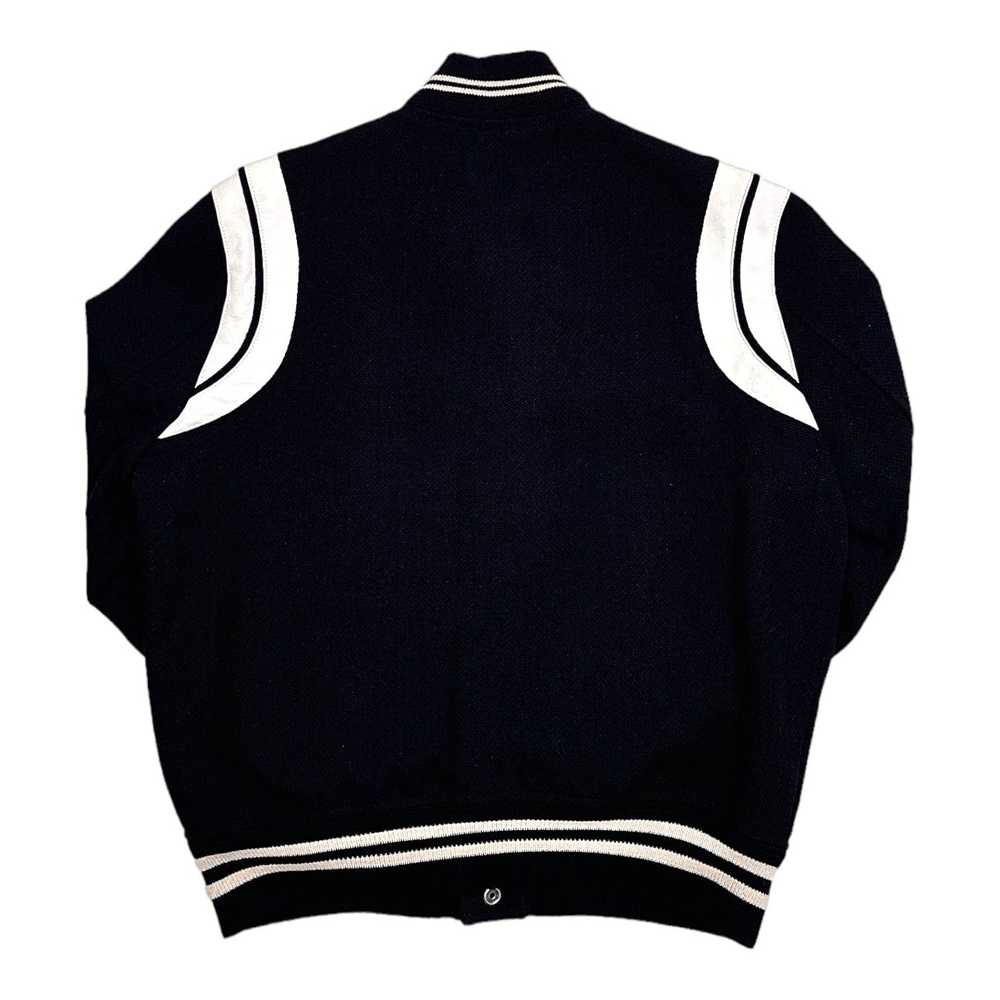 Yves Saint Laurent Teddy Varsity Jacket Black Whi… - image 2